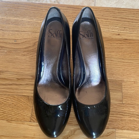 Shoes Soffit Navy Blue Patent Leather Pumps Poshmark